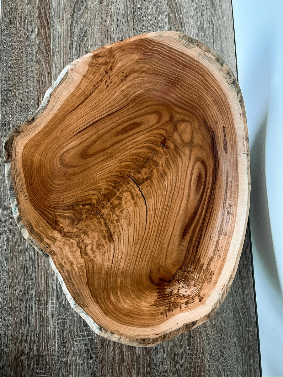 Honey Locust Footed Bowl