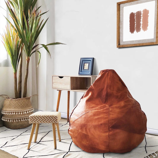 Leather Beanbag